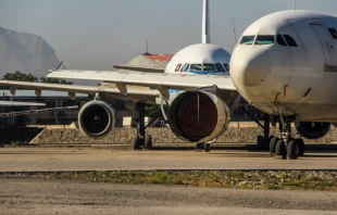 Aircraft at Hamid Karzai International Airport in Kabul, Afghanistan Trent Inness/Shutterstock